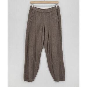 Gap Body Womens Brown CashSoft Boucle Sweater Jogger Pants Sz M